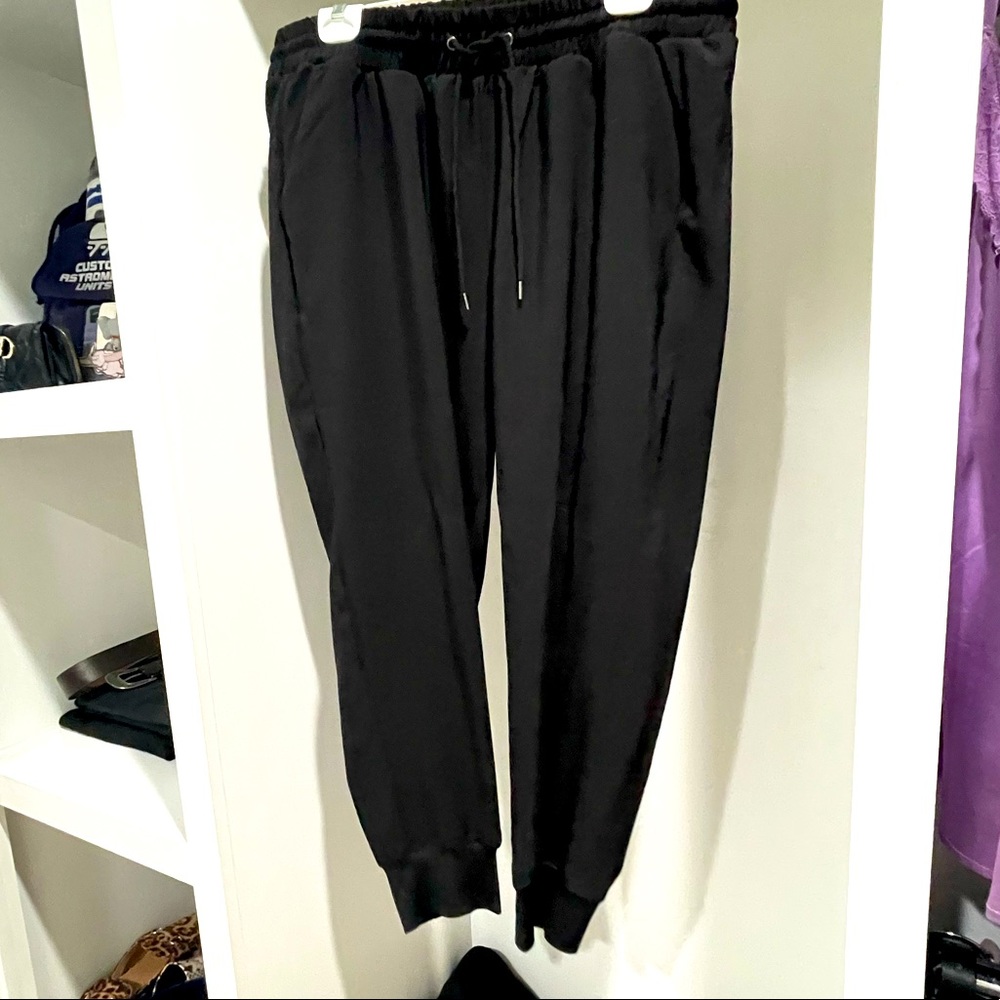 Black joggers